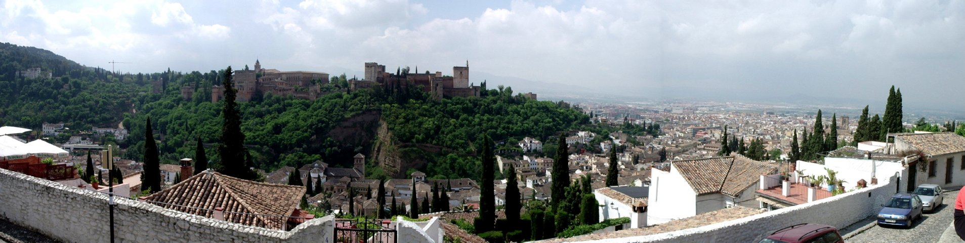 02 Panorama vanaf Mirador de san nicolas op alhambra 